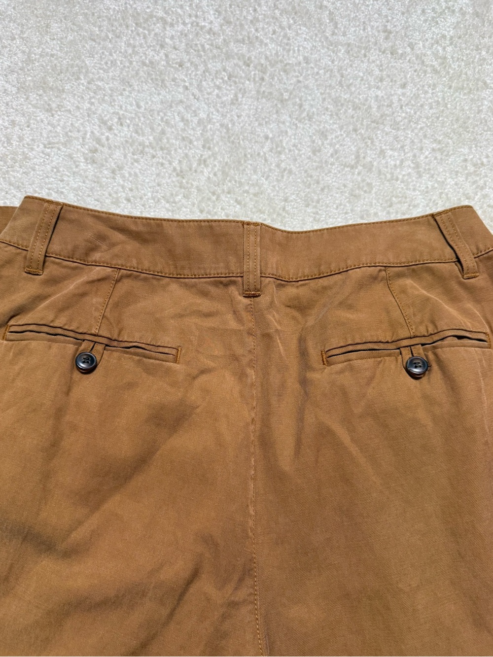 Madewell The Petite Harlow Wide Leg Pant Acorn Chestnut Trousers Size 8 - Picture 11 of 11